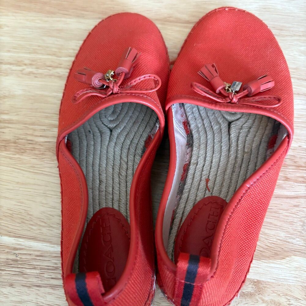 Coach Coral Espadrille‎ Size 7.5 - Picture 5 of 10